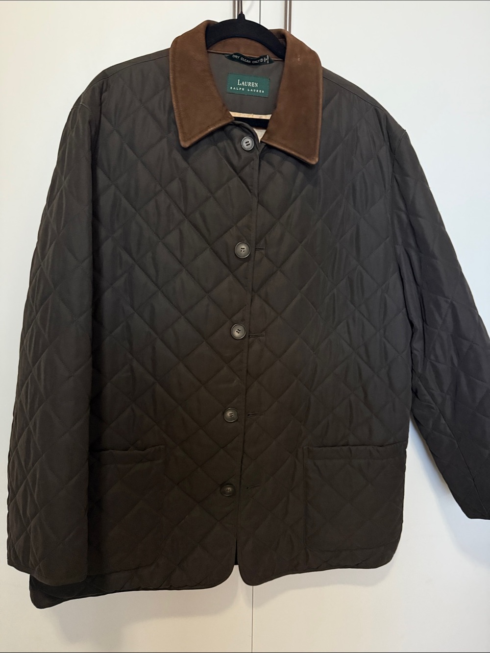 Lauren Ralph Lauren Quilted Field Jacket- Mens L Womens XL
